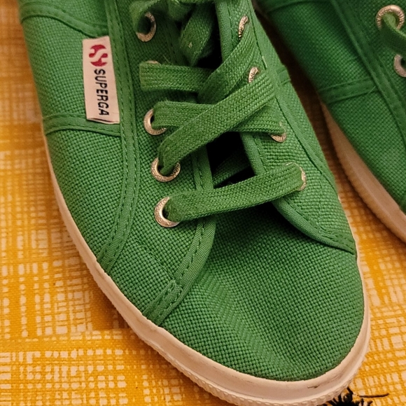 superga green sneakers